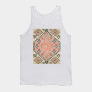 Turkish Kilim Textured Pattern Tank Top